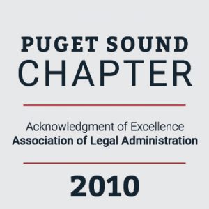 Puget Sound Chapter Acknowledgement